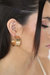 Rigged Lines 18k Gold Hoop Earrings