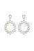 Ring It In 18k Gold Plated Crystal Earrings - Gold