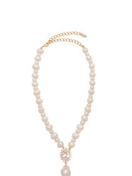 Royal Heirloom Pearl 18k Gold Plated Necklace - Pearl