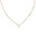 Shapely Crystals Necklace - 18k Gold Plated