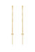 Shooting Star 18k Gold Plated Earrings - Gold