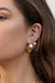 Simple Crescent 18k Gold Plated Earrings