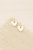Simple Sweet Mother of Pearl and 18k Gold Plated Heart Earrings - Gold