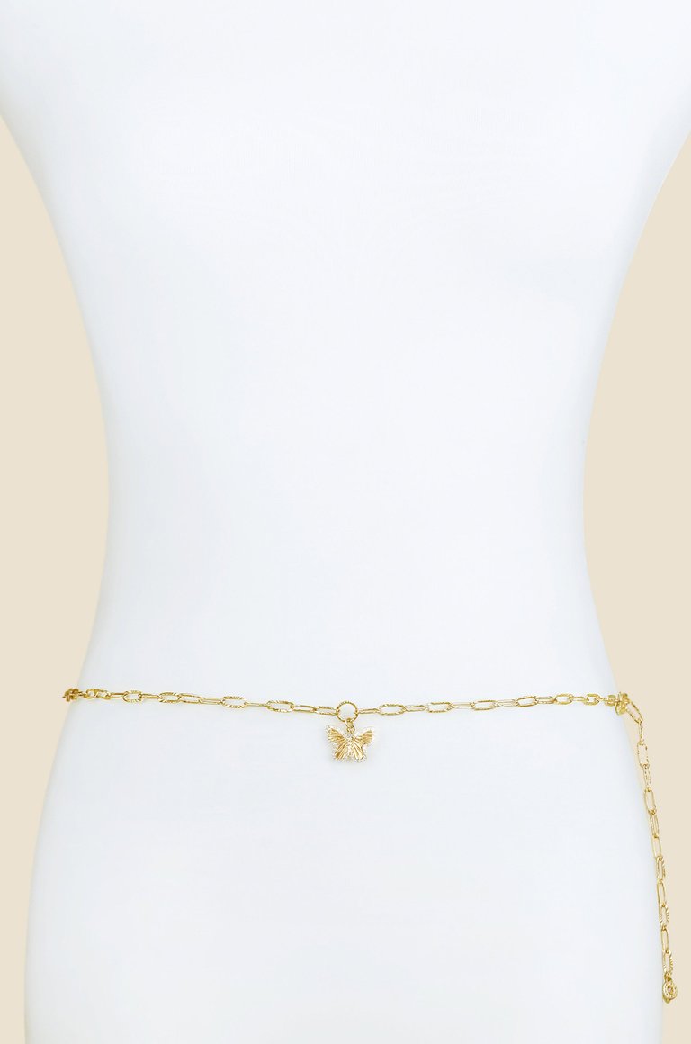 Simplicity Butterfly Belly Chain - Gold