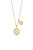 Simplicity Coin & Chain Necklace - Gold