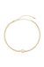 Single Freshwater Pearl 18K Gold Plated Link Necklace - Gold