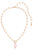 Single Pearl Open Links 18k Gold Plated Chain Necklace