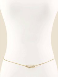 Single Strand Gold Plated Body Chain - Gold