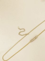 Single Strand Gold Plated Body Chain