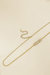 Single Strand Gold Plated Body Chain