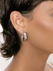 Small Thick Classic Hoops