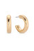 Small Thick Classic Hoops - 18k Gold Plated