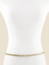 Snake Chain Belt - Gold