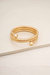 Spring Band 18k Gold Plated Cuff Bracelet
