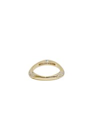 Star Dusted 18k Gold Plated Ring - 18k Gold Plated