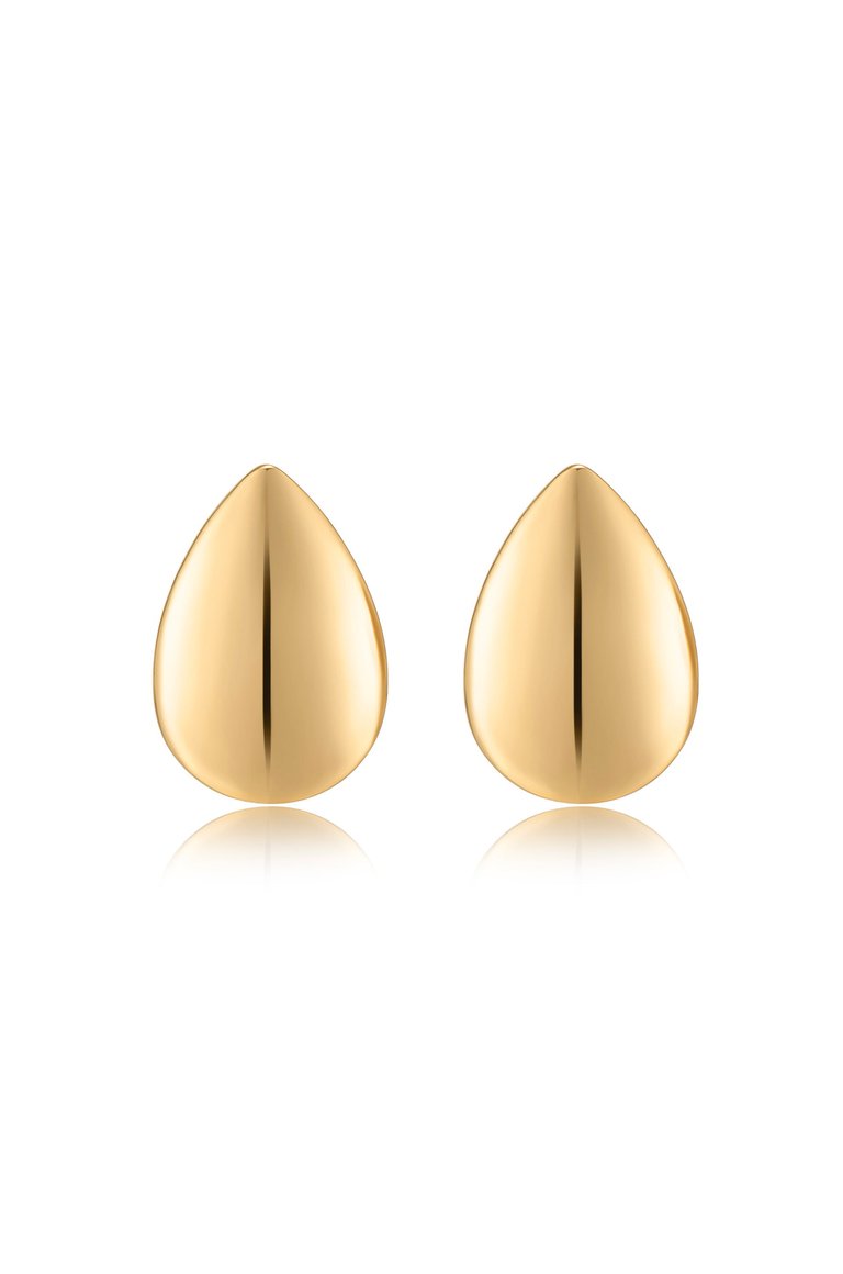 Statement Tear Drop Earrings - 18k Gold Plated