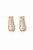 Swaddled Pearl Crystal Teardrop 18k Gold Plated Earrings