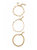 The Power Of Three 18k Gold Plated Bracelet Set - Gold