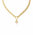 Three Chains 18k Gold Plated Necklace - Gold