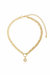 Three Chains 18k Gold Plated Necklace