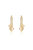 Tie The Knot 18k Gold Plated Hoops