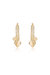 Tie The Knot 18k Gold Plated Hoops