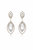 Timeless Crystal 18k Gold Plated Dangle Earrings - Gold