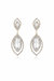 Timeless Crystal 18k Gold Plated Dangle Earrings - Gold