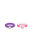 Transparent Pink & Matte Purple Resin Ring Set - Pink / Matte Purple