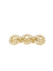 Triple Disc Pearl Barrette