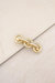 Triple Disc Pearl Barrette - Gold