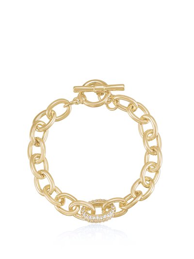 Ettika True To You 18k Gold Plated Chain Bracelet product