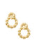 Twist and Shout 18k Gold Plated Textured Earrings