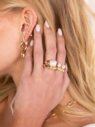 Ultimate Babe 18k Gold Plated Ring Set