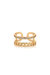 Wanderer Crystal 18k Gold Plated Ring - Gold