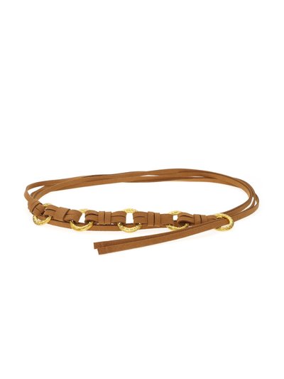 Ettika Wrap Around Tan Suede Belt product