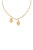 Your Everyday Chain and Charm 18k Gold Plated Necklace - 18k Gold Plated