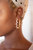 Zig Zag Crystal Baguette Hoop Earrings