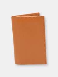 Ettinger Men's Visiting Card Case Leather Wallet - Light Brown