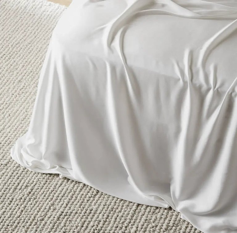 Signature Sateen Flat Sheet - Cloud