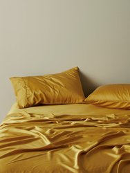 Signature Sateen Pillowcase Set  - Saffron