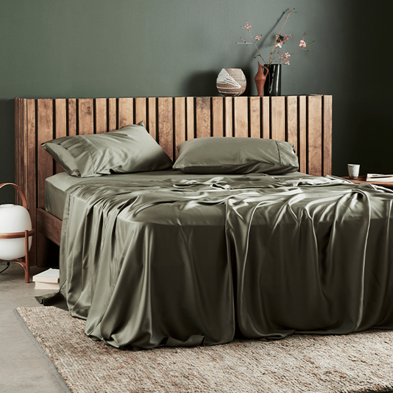 Signature Sateen Sheet Set - Moss