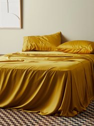 Signature Sateen Sheet Set - Saffron