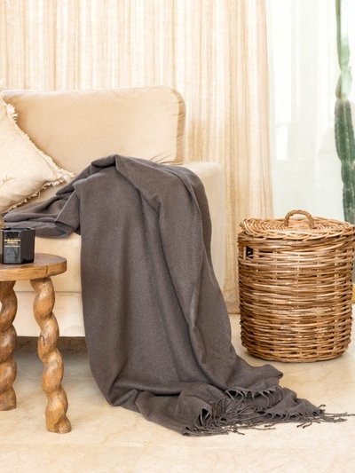 ettitude Vegan Cashmere Woven Throw Blanket product