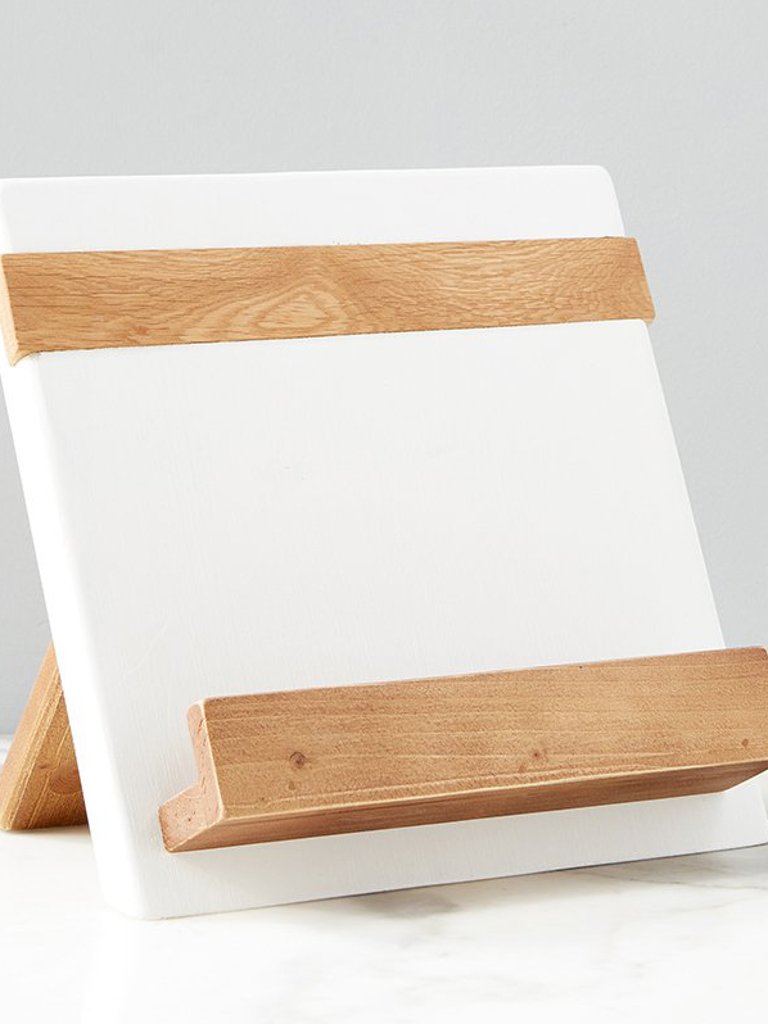 New White Mod iPad / Cookbook Holder