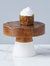 White Mod Block Cake Stand, Small