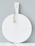 White Round Mod Charcuterie Board, Small