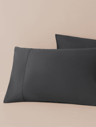 Eucalyptus Silk TENCEL Pillowcase Set - Dark Gray