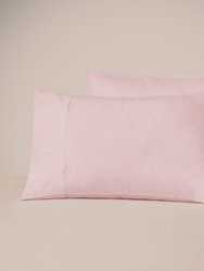 Eucalyptus Silk TENCEL Pillowcase Set - Whisper Pink