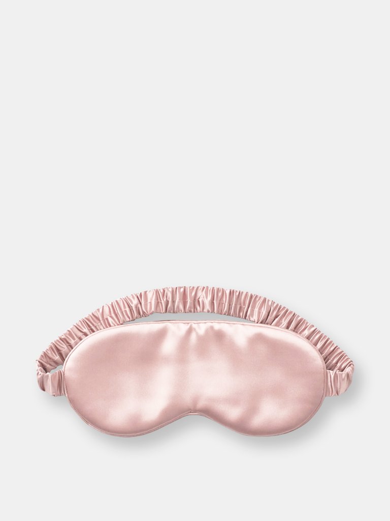 Eucalyptus Silk Tencel Sleep Mask - Whisper Pink